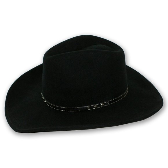 Crushable Packable 100% Wool Cowboy Hat, Bigalli - Picture 3 of 7